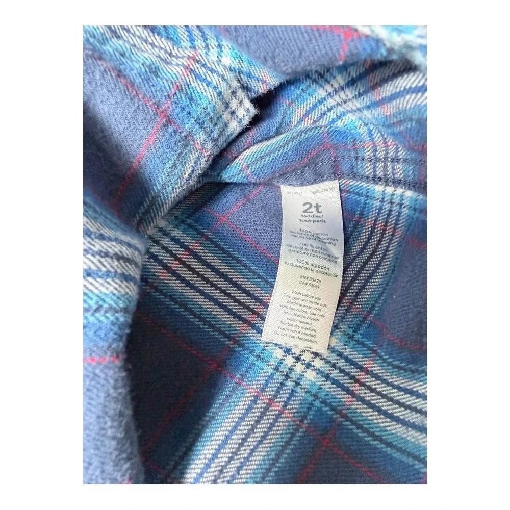 Carter's Janie and Jack Shirts Kids 2T Plaid Flannel Gingham Mint Bundle‎ 4pc